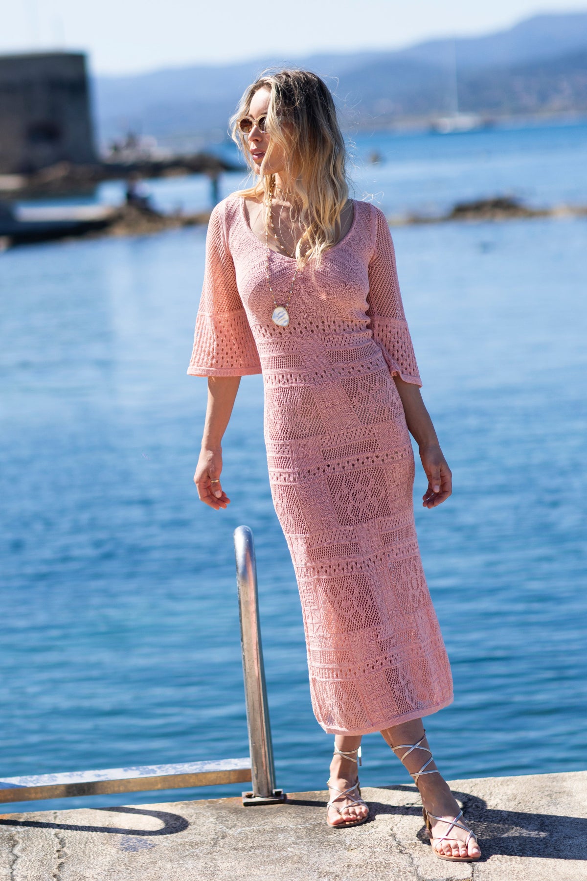 Merida Knit Dress Pink Pink / M Merida Knit Dress Pink Pink / M