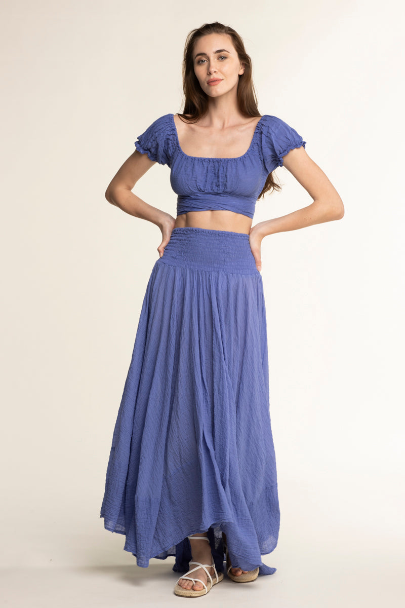 Zelda Cotton Skirt Persian – Sunday St Tropez