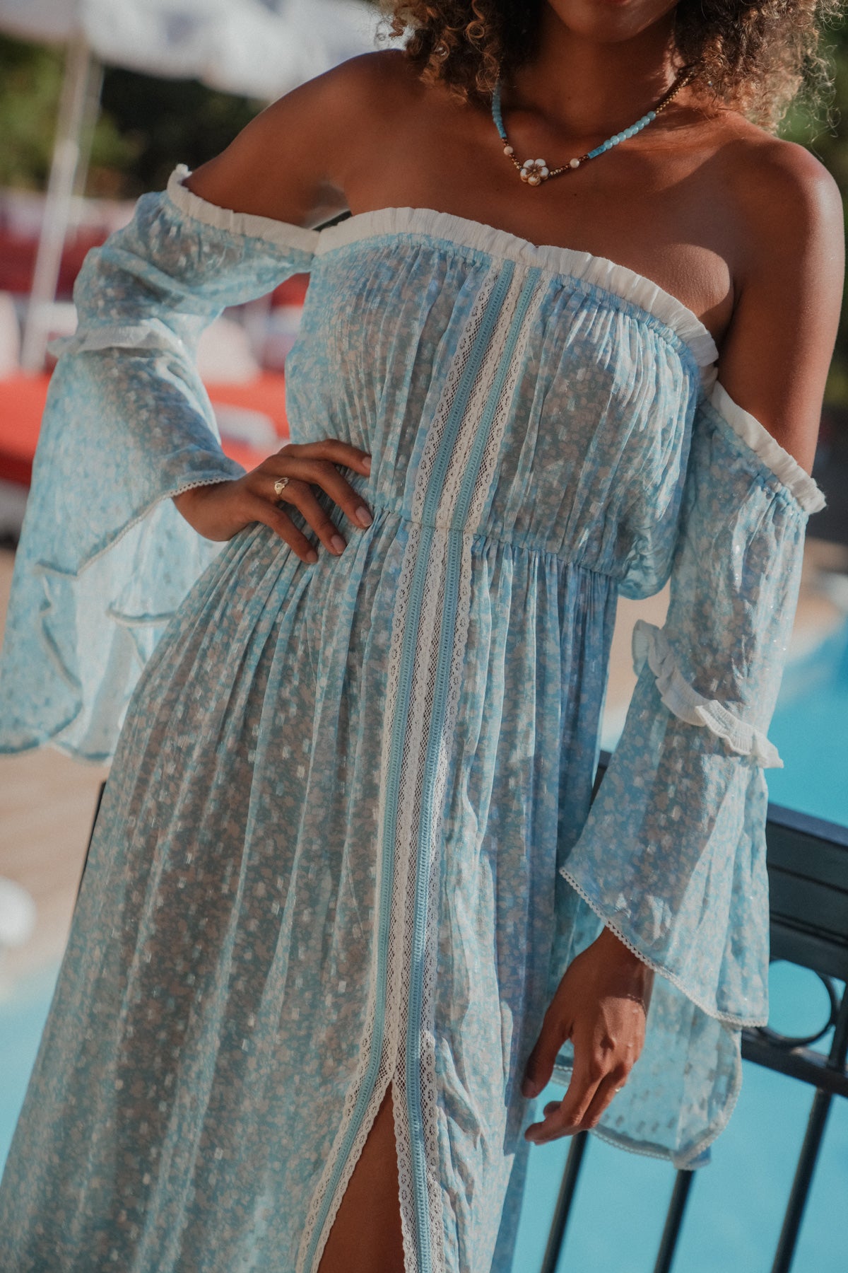 Evana Dress Azur