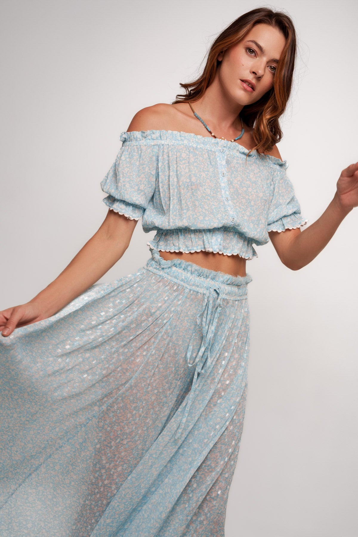 Andalousa Skirt Azur