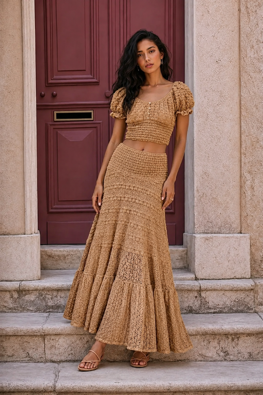 Zelda Knit Skirt / Dress Camel – Sunday St Tropez