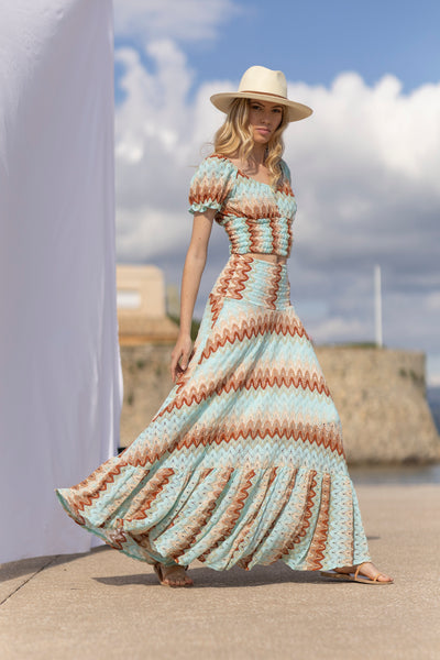 Zelda Knit Skirt Indian