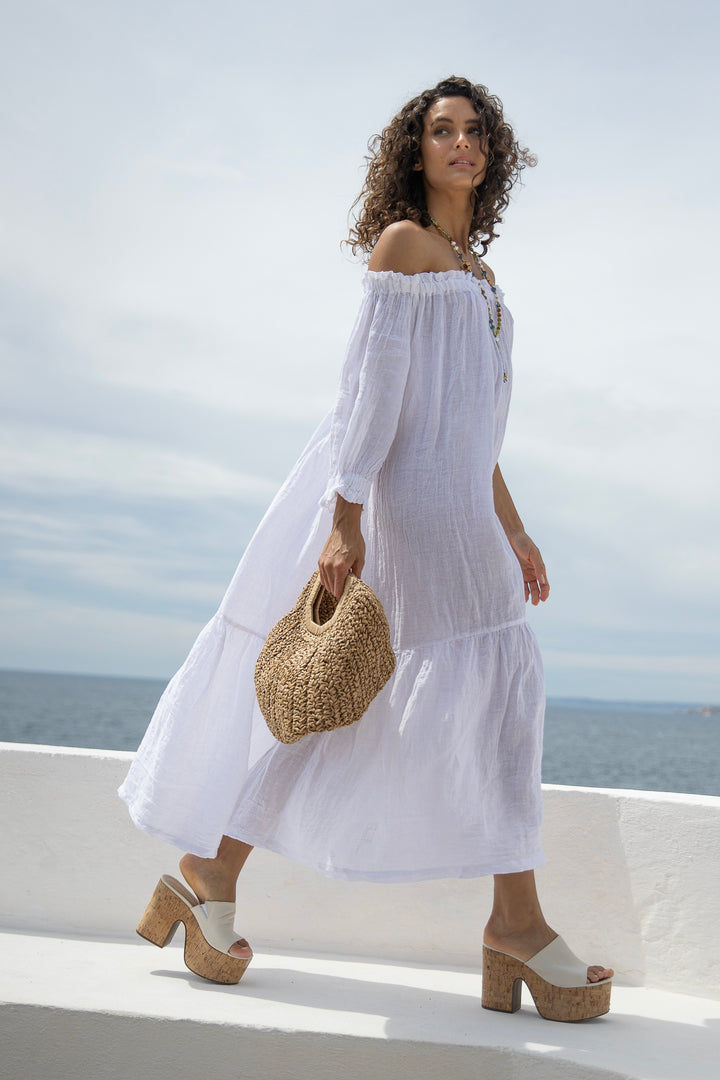 Shop the St Tropez Cami Strap Frill Trim Lace Mini Dress White