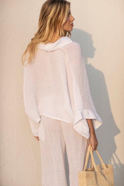 Simba Linen Pants White