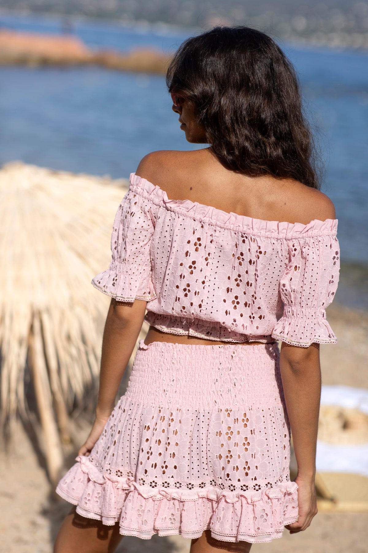 Rosalia Cotton Skirt Old Pink