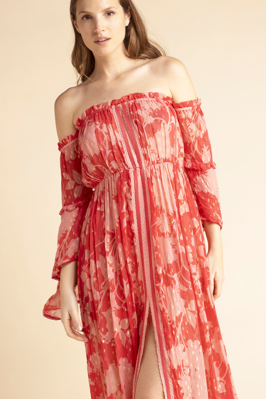 Evana Flower Dress Red – Sunday St Tropez