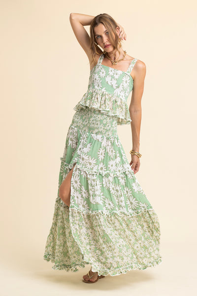Coco Daisy Top Almond