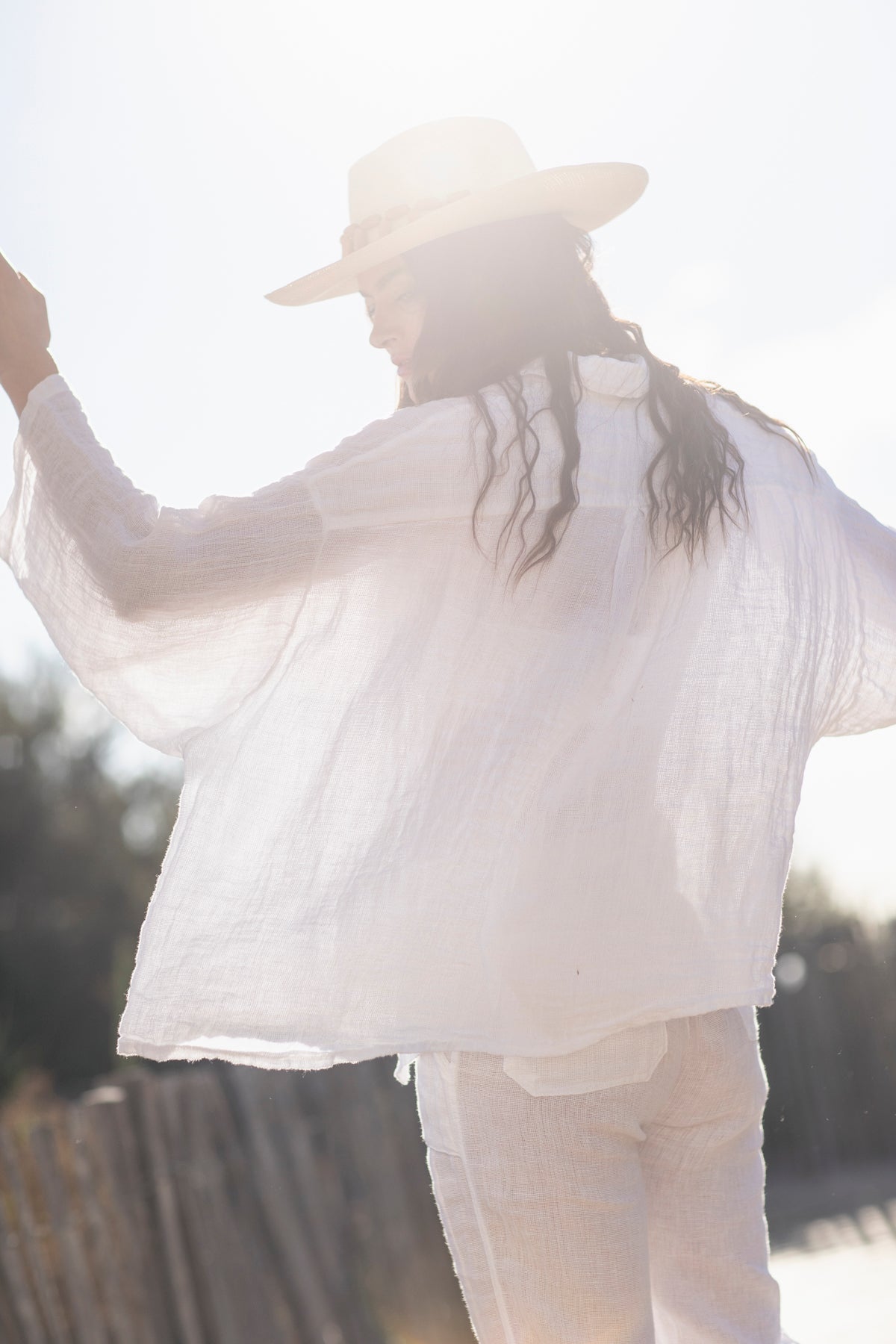 Trinidad Linen Shirt White