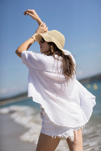 Chemise Julia Coton Blanche