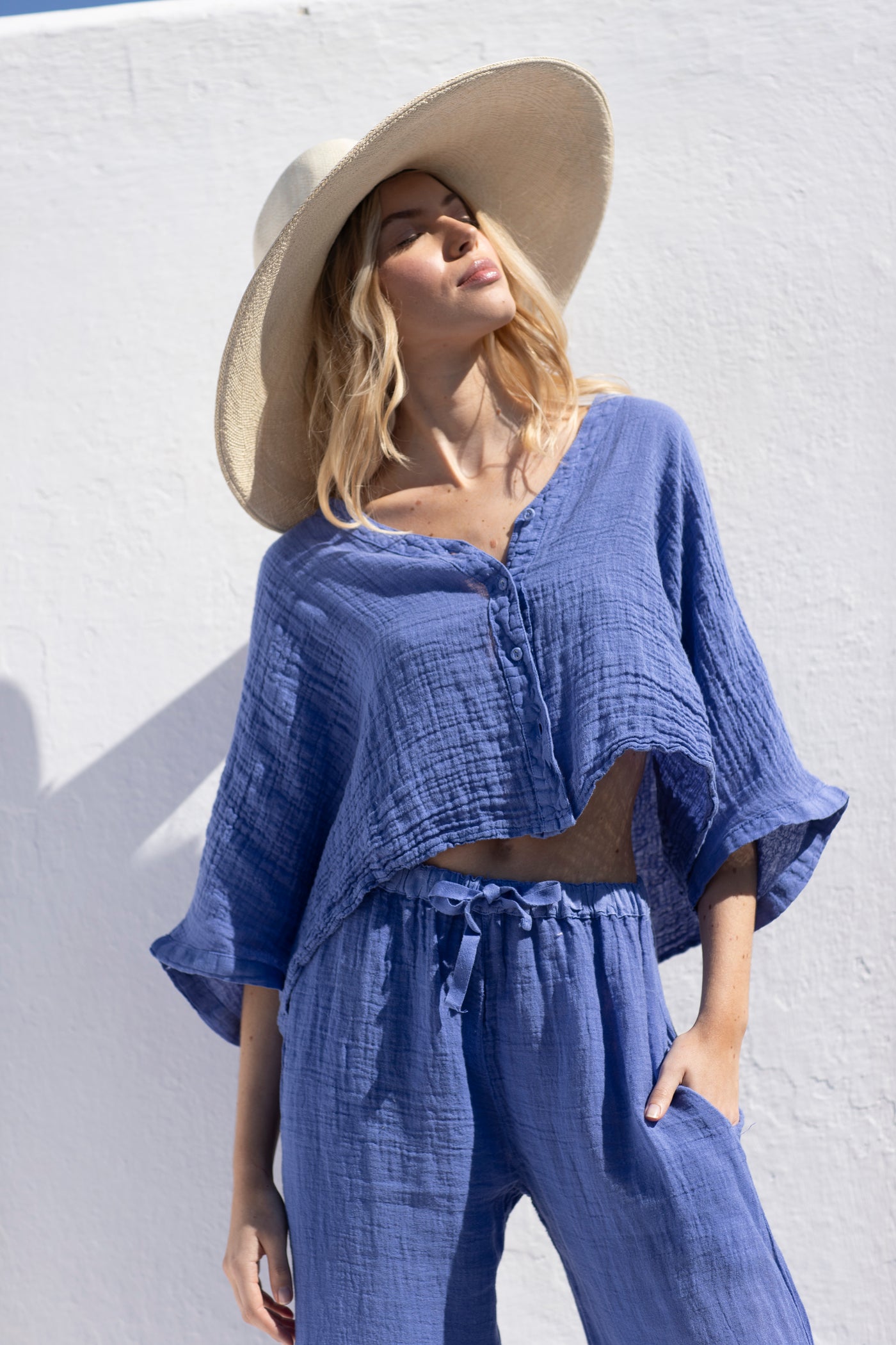 Nadia Linen Shirt Persian