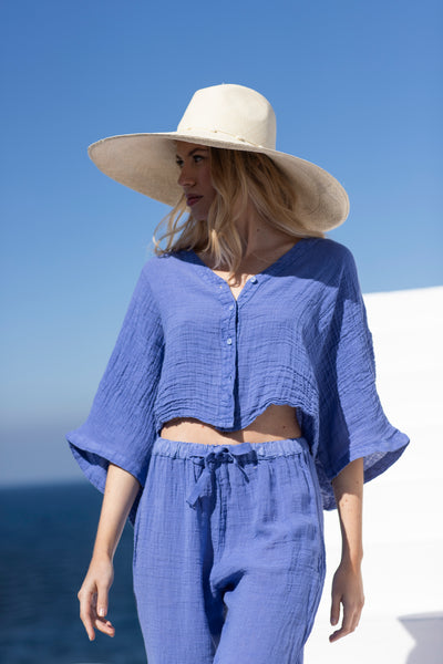 Nadia Linen Shirt Persian