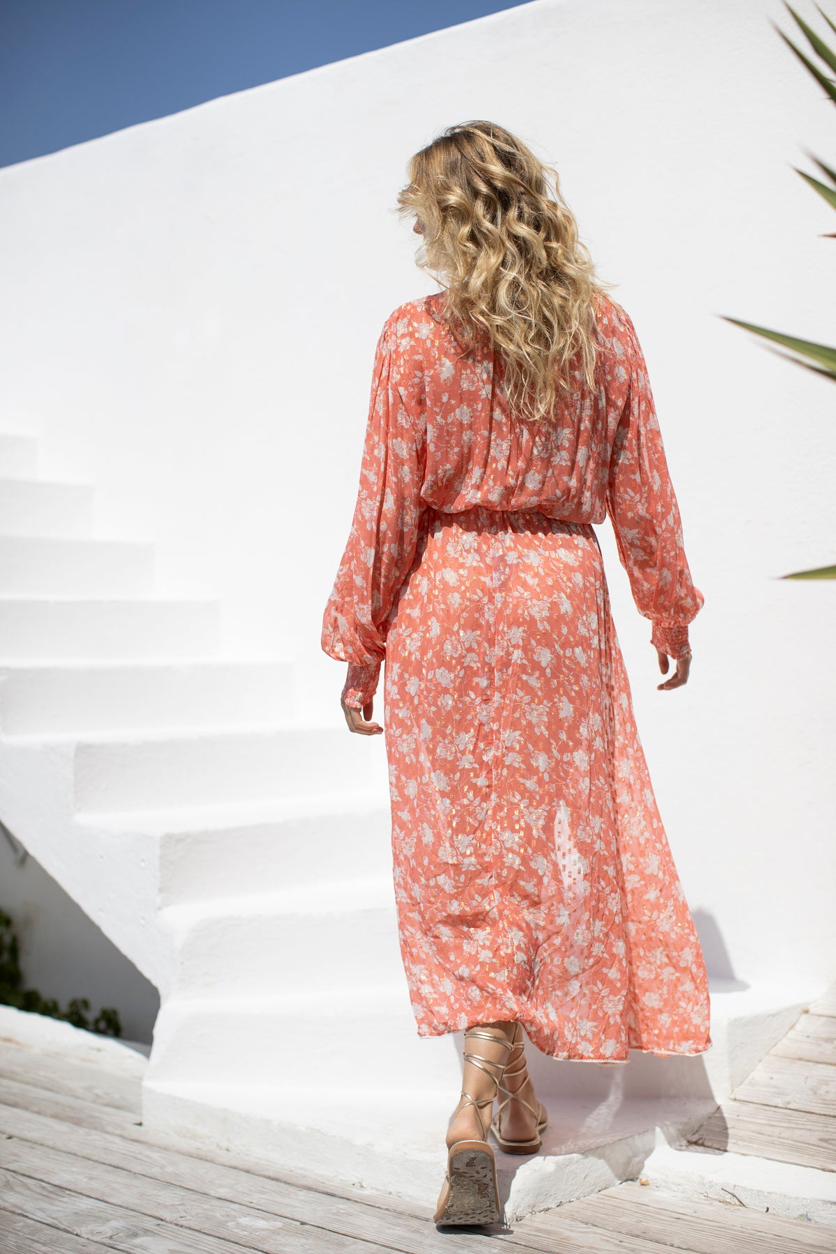 Robe Kimono Cabana Corail