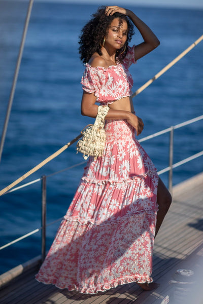 Antonella Daisy Skirt Blush