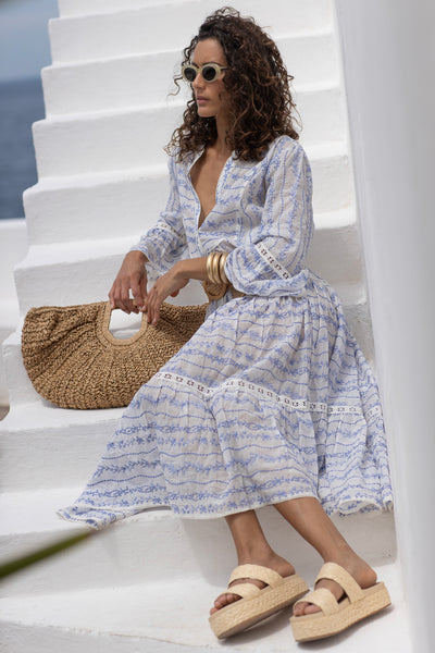 Gitana Dress Blue