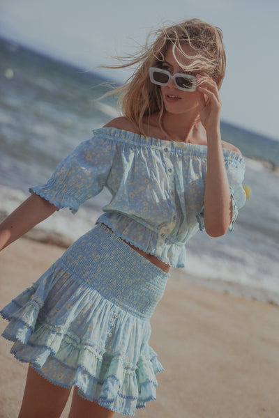 Ashley Spring Top Azur