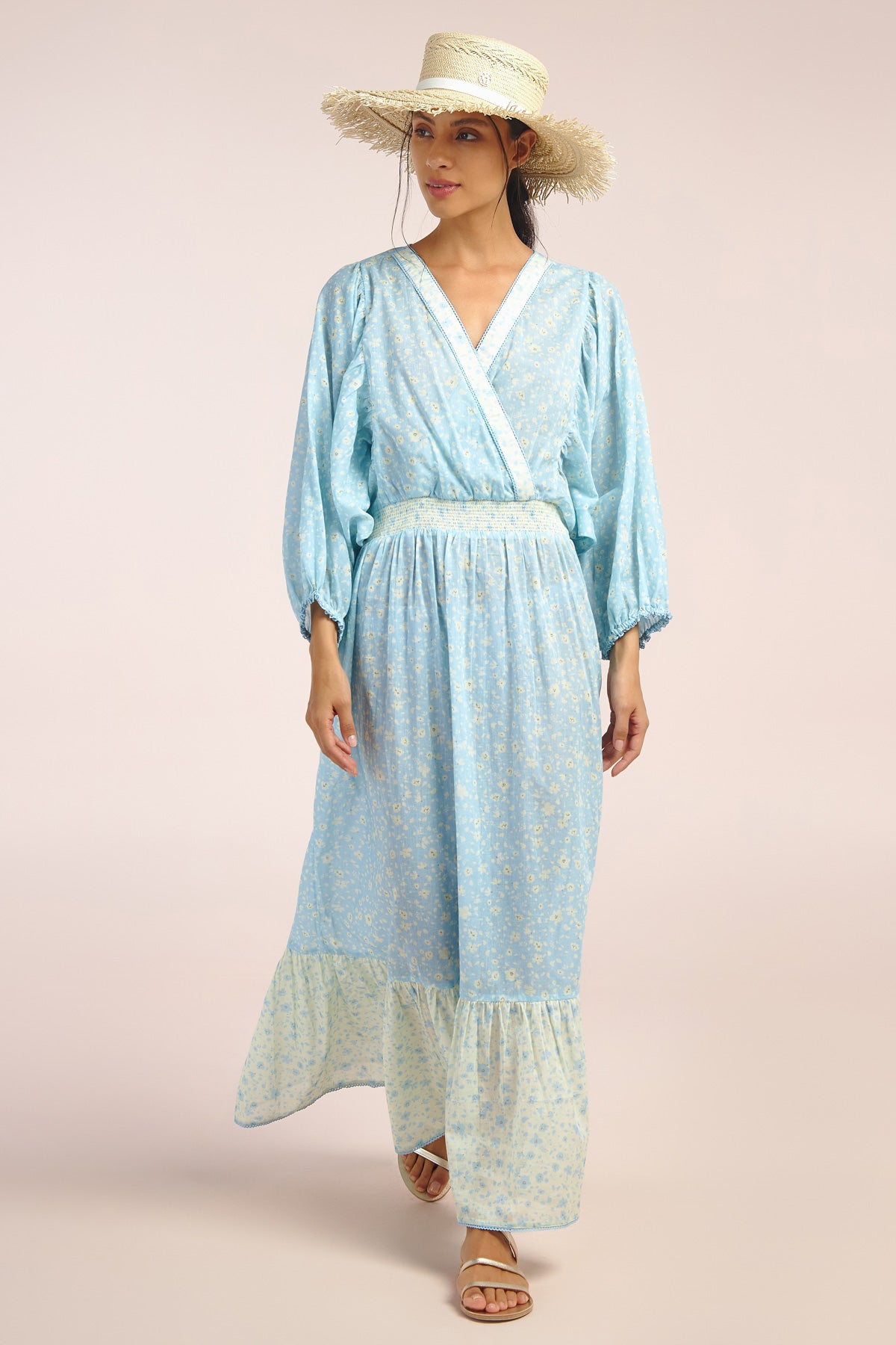 Maria Spring Dress Azur