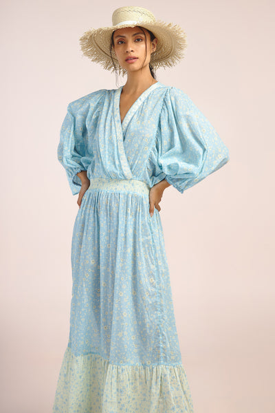 Maria Spring Dress Azur