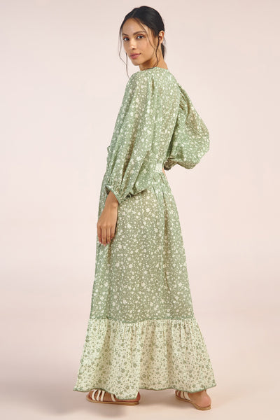 Maria Spring Dress Kaki