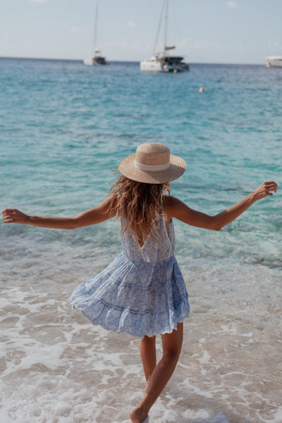 Marylin Modal Dress Light Blue