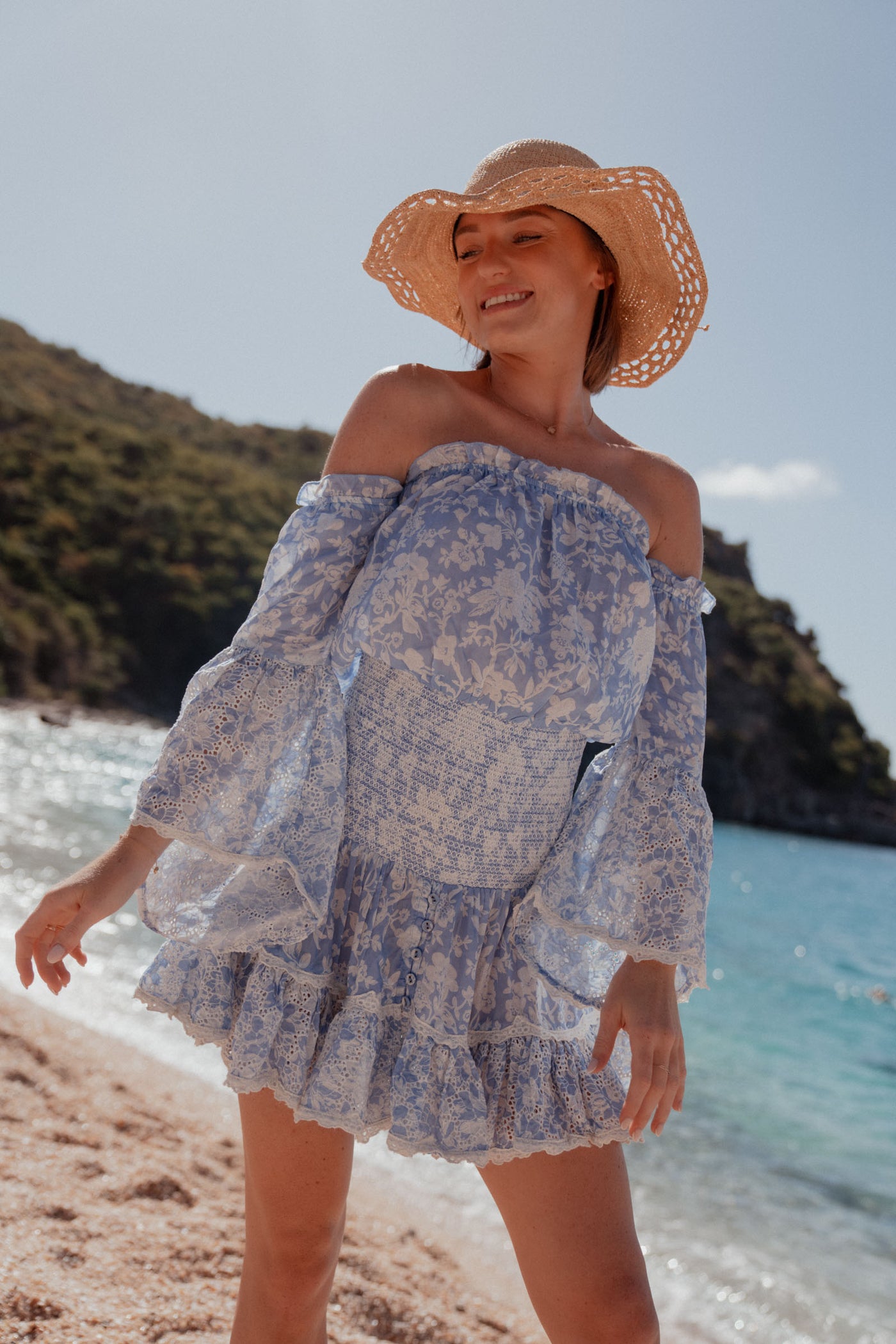 Cecilia Modal Dress Light Blue