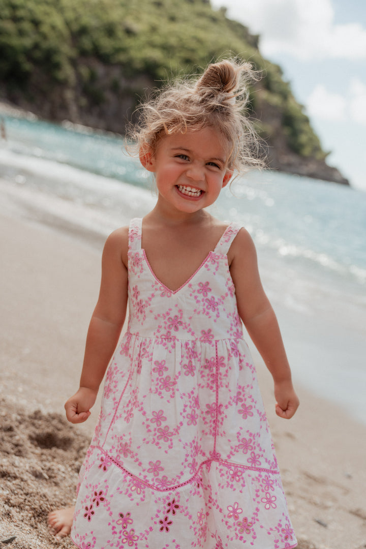 Stella Kids Embroidered Dress Pink Pink / 4/6