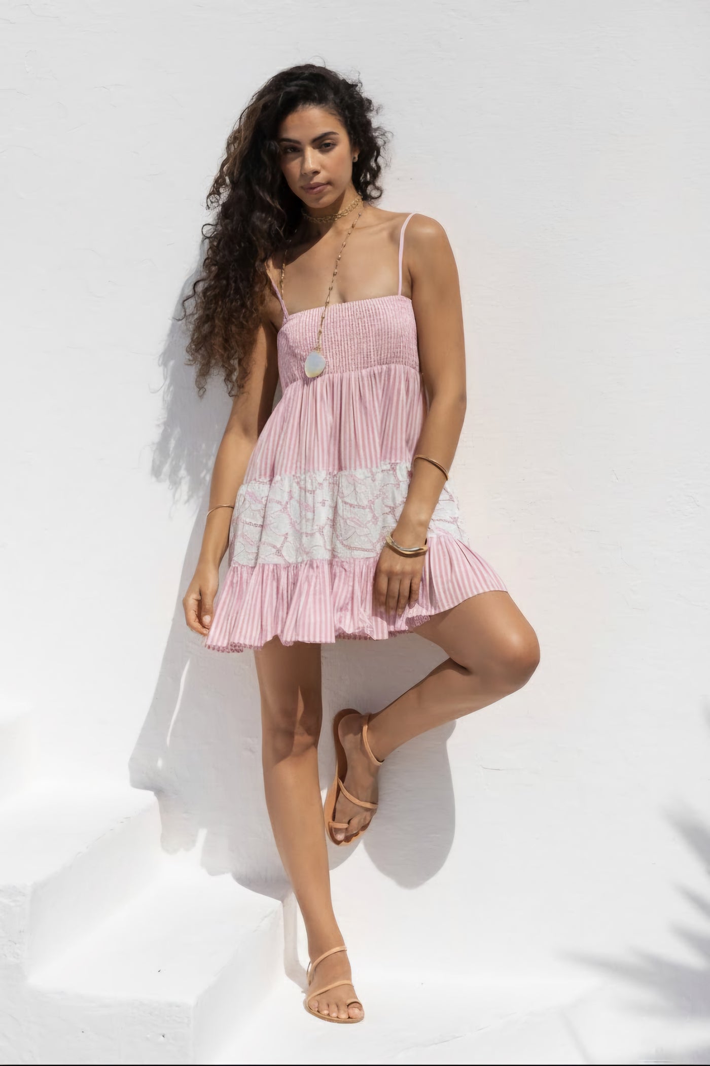 Lolita Embroidered Dress Pink