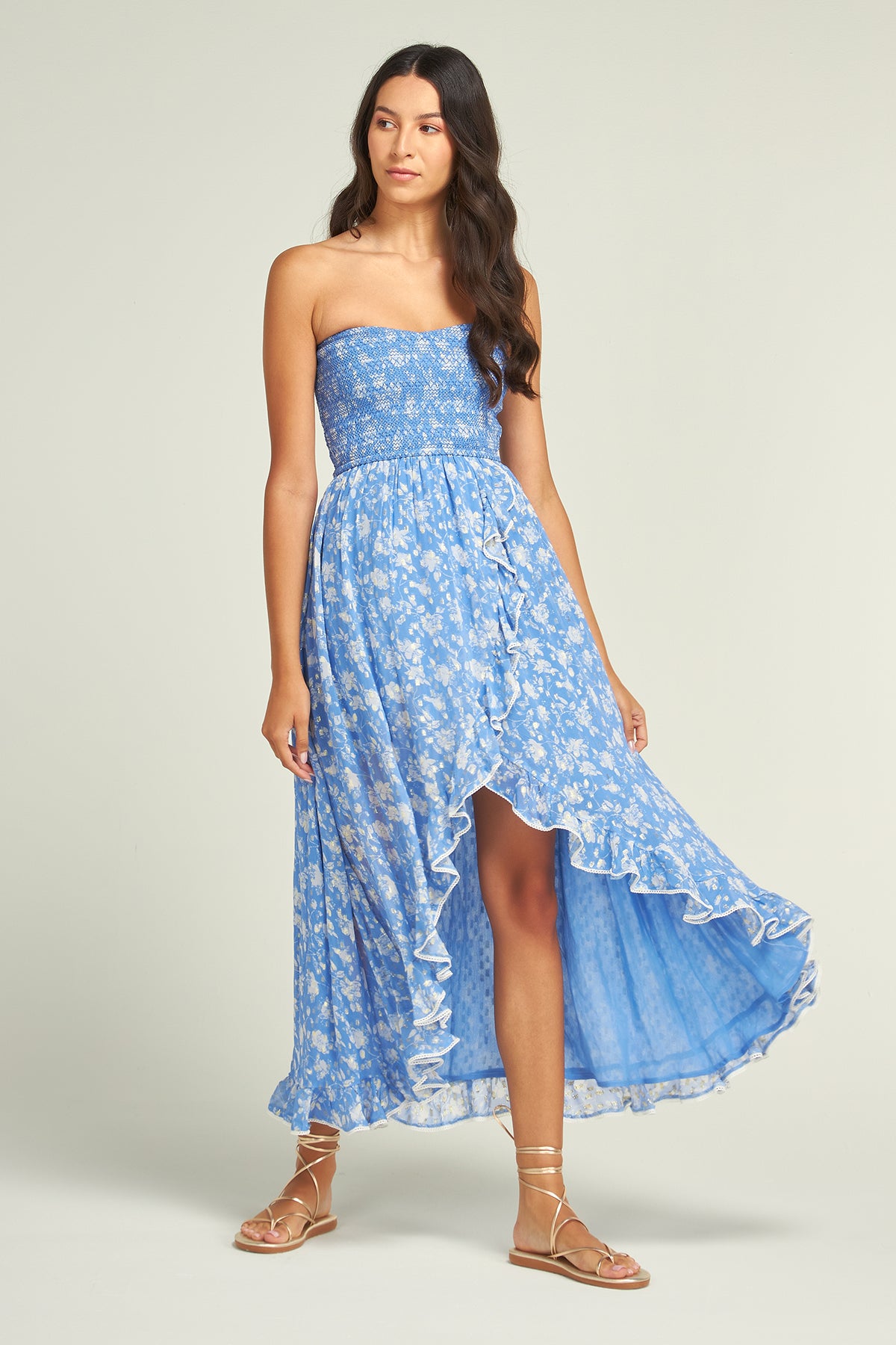 Marley Flower Dress Blue