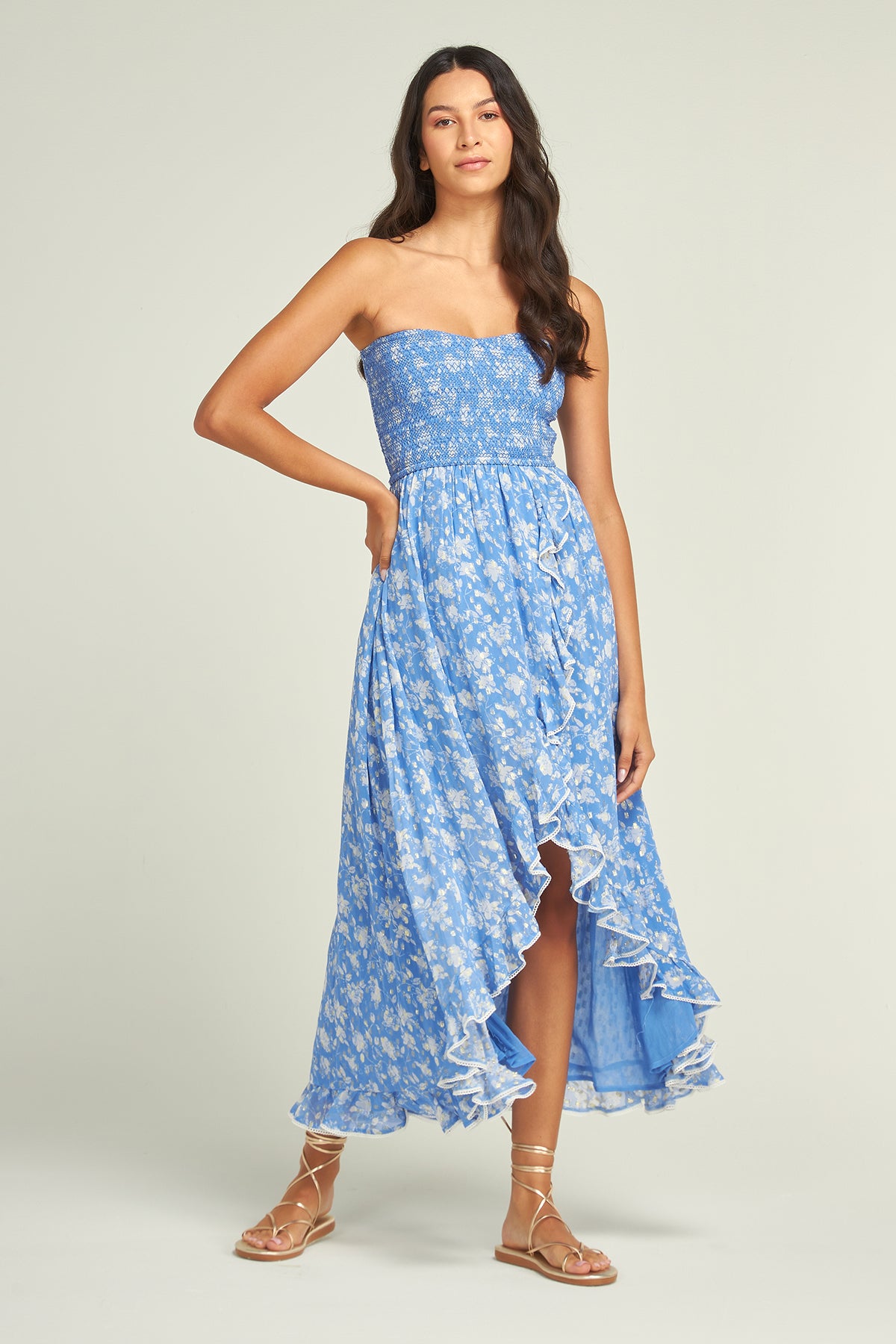 Marley Flower Dress Blue