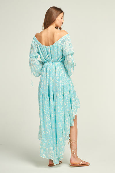 Antilla Flower Dress Aqua