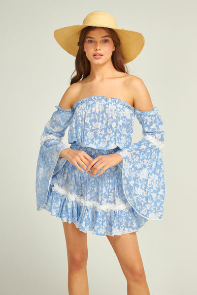 Robe Cecilia Modal Bleue