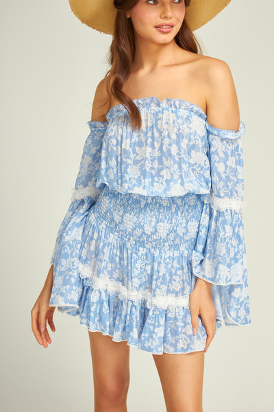Robe Cecilia Modal Bleue