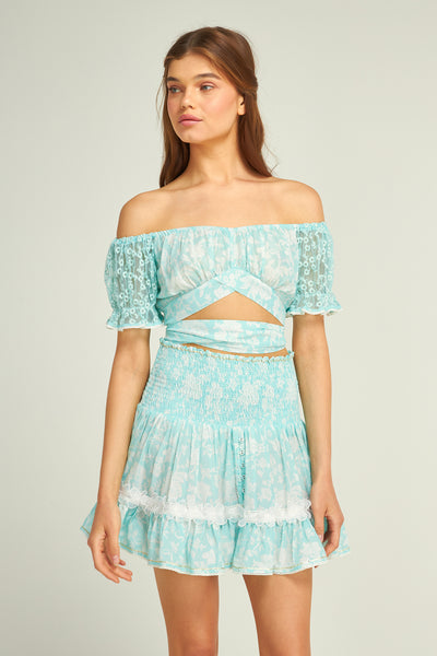 Porto Modal Top Aqua