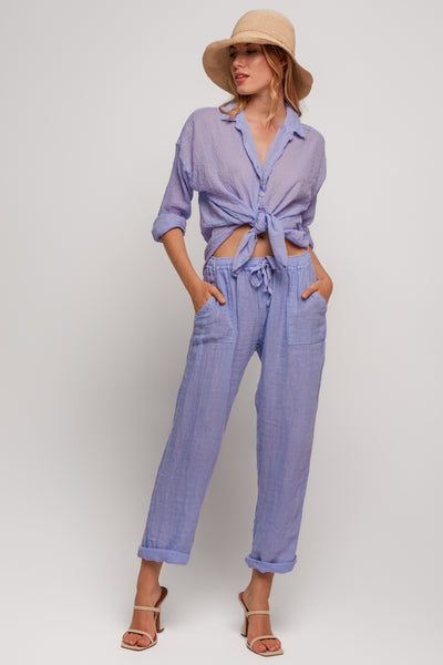 Commando Linen Pants Lavander