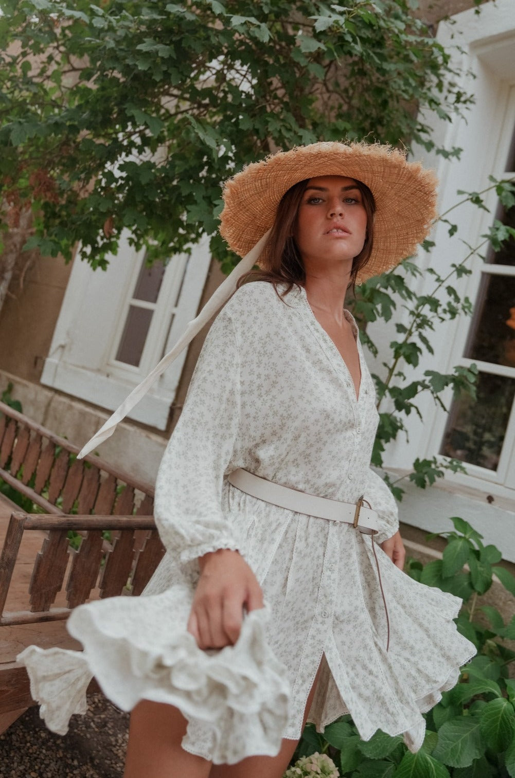 Blanca Dress Ecru