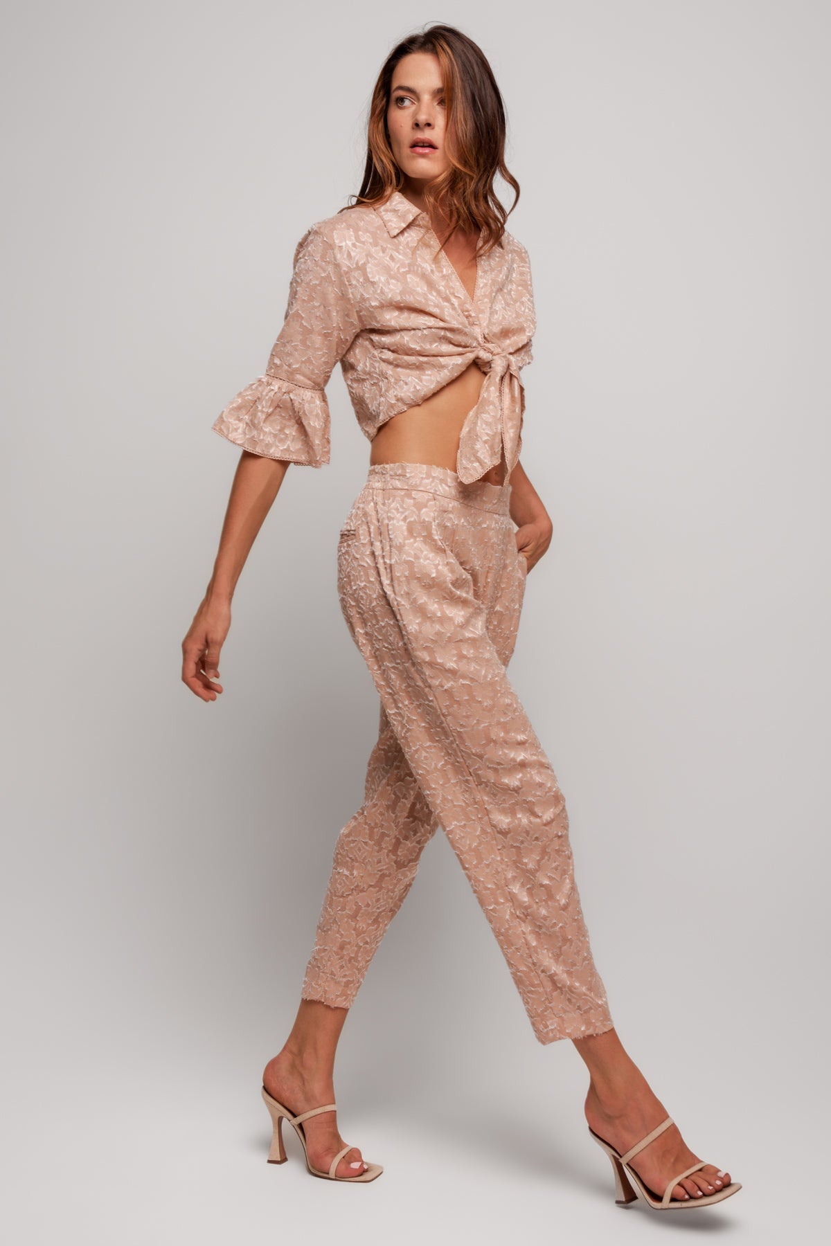 Pantalon Goa Jacquard Tan