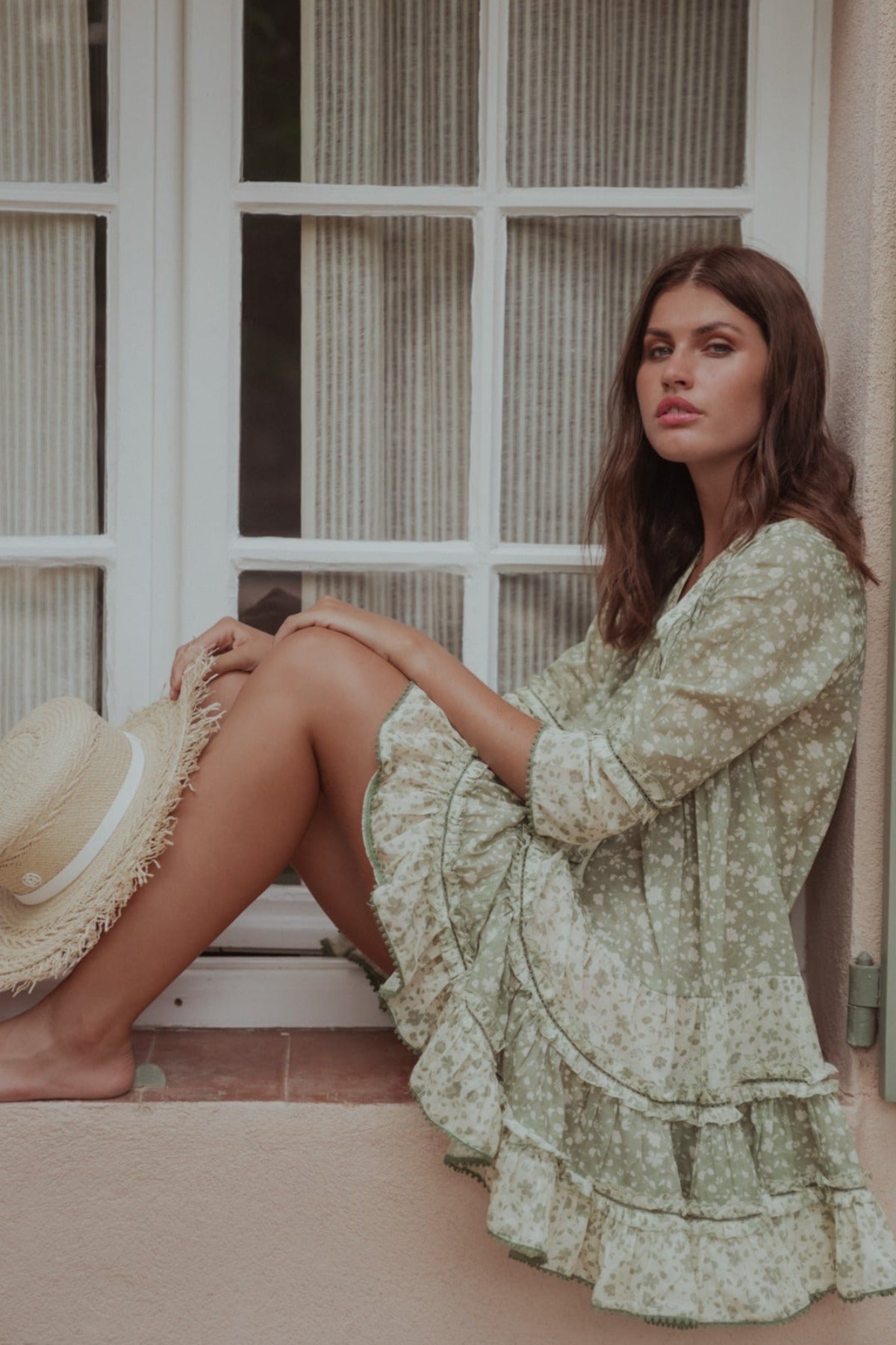 Bella Ciao Spring Dress Kaki