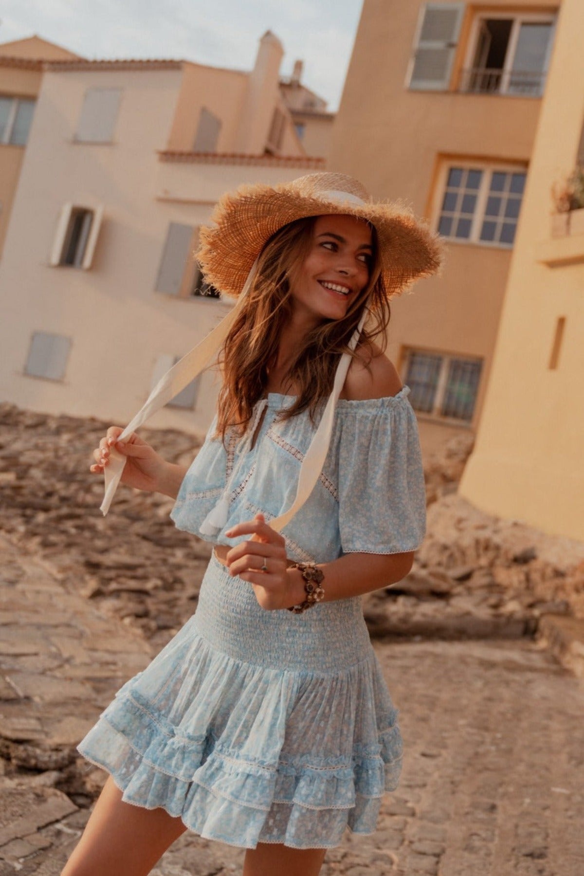 Jupe Clarisse Azur