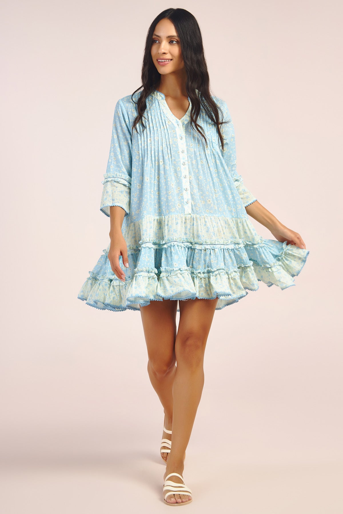 Robe Bella Ciao Spring Azur