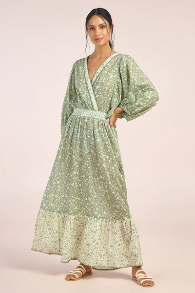 Maria Spring Dress Kaki